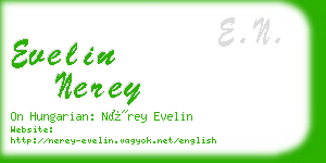 evelin nerey business card